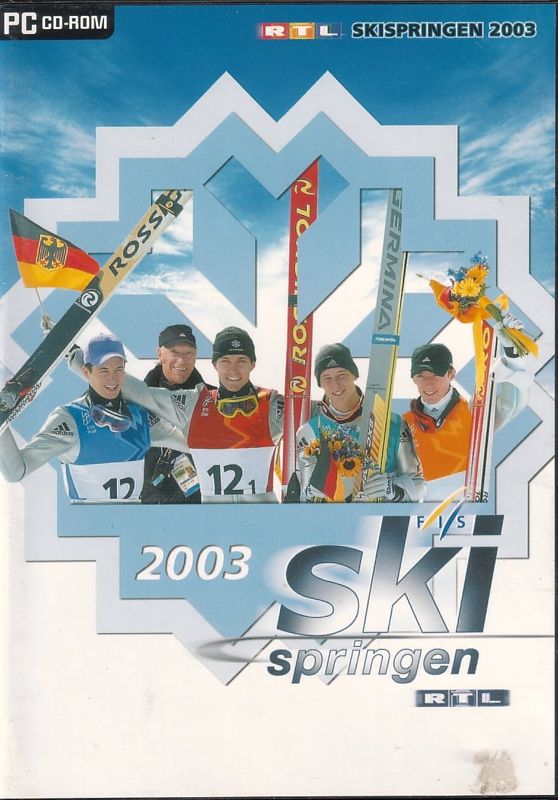 RTL Skispringen 2003 box art for Playstation 2